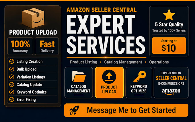 manage amazon seller central account operations
