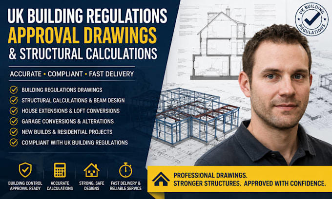 uk building regs approval drawings and structural calculations