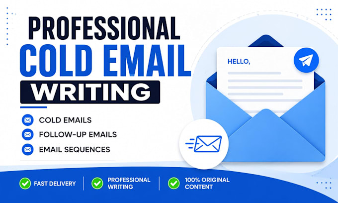 write professional cold emails and follow up emails