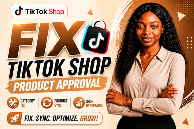 setup tiktok shop, tiktok manager, content creator and tiktok category approval