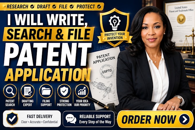 draft, search, and file a professional patent application