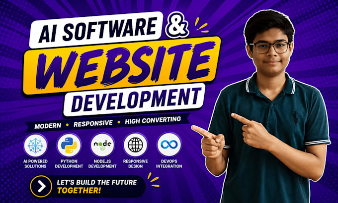 create an ai powered website with chatbot functionality
