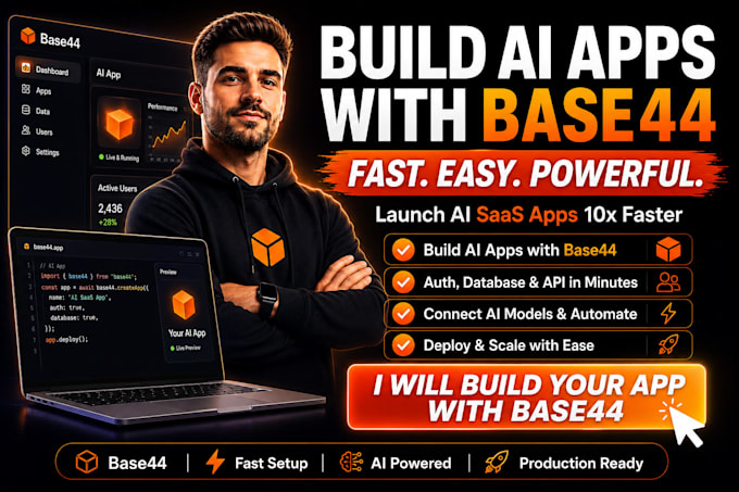 fix your base44 app bugs and errors supabase and API issues saas mvp web app