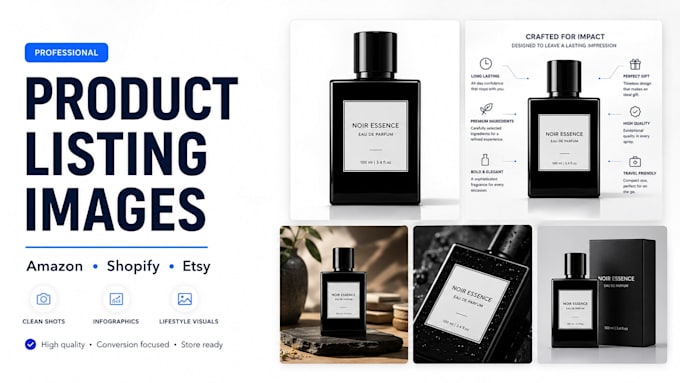 create product listing images