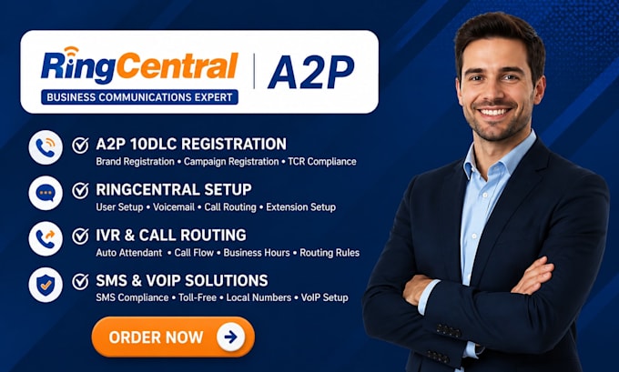 register a2p 10dlc and setup voip phone systems