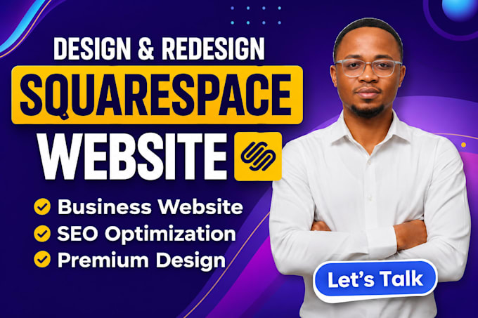 build squarepace website, design or redesign squarespace website development