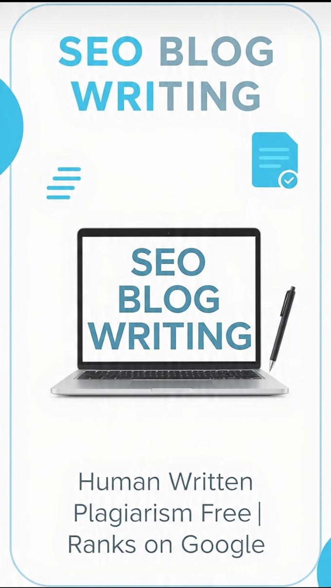 write SEO blog post and content website