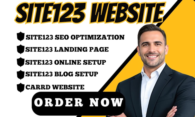 design redesign optimize your site123 website SEO landing page
