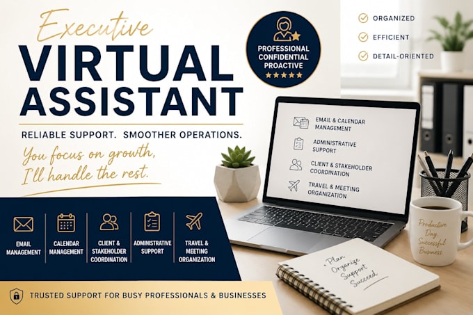 be your executive virtual assistant for business support