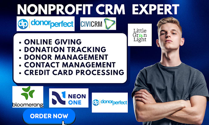 setup nonprofit CRM bloomerang neon donorperfect little green light civicrm