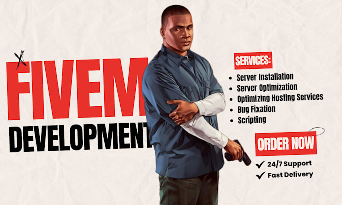 develop and optimize your custom fivem roleplay server