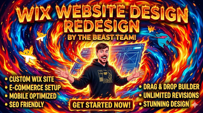 build a high converting wix website and wix website redesign