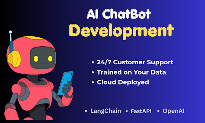 build ai chatbot for business website with 24 7 support