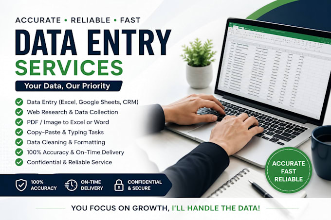 deliver high quality data entry with great accuracy