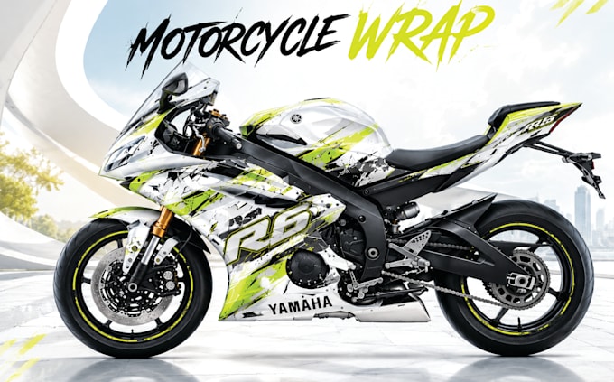 create a professional motorcycle wrap design and vehicle wrap design