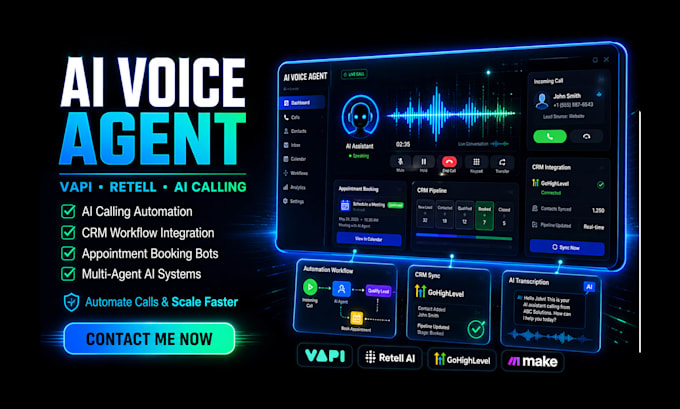 setup vapi ai voice agents for appointment booking and lead generation