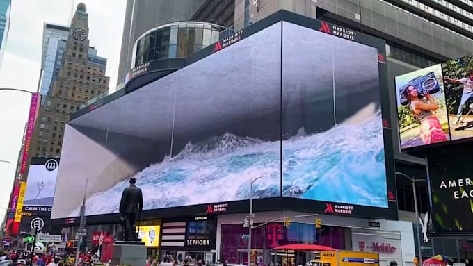 create 3d motion graphics for led wall, led screen and concert visuals
