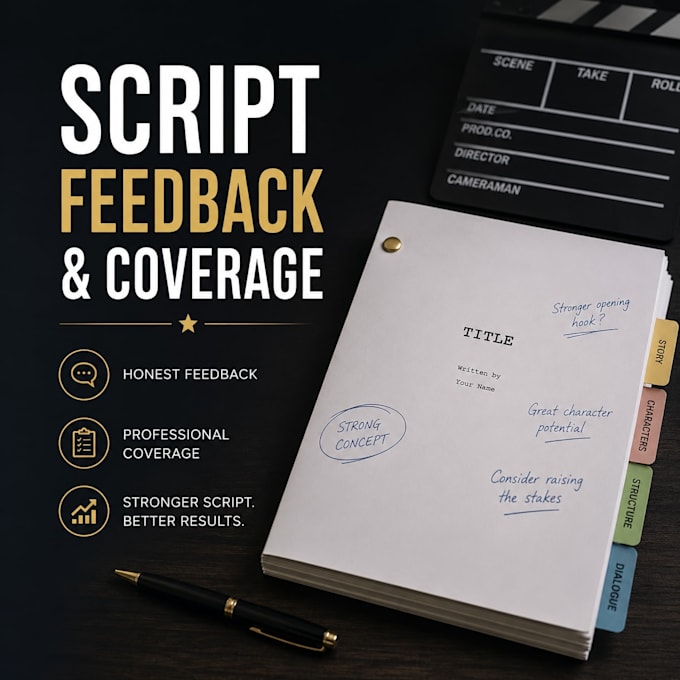 professionally analyze your screenplay and provide script coverage and feedback
