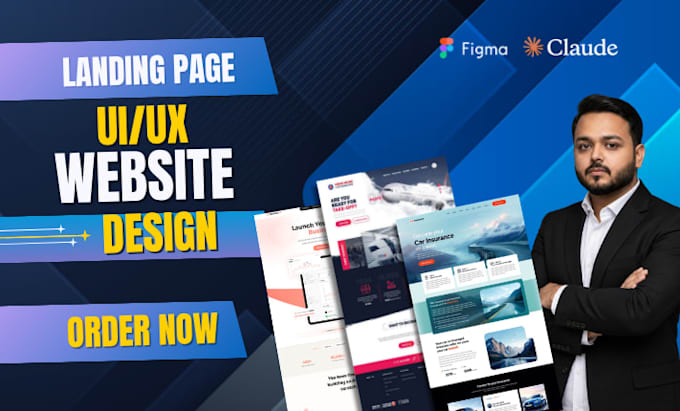 design saas landing page and website uiux in figma