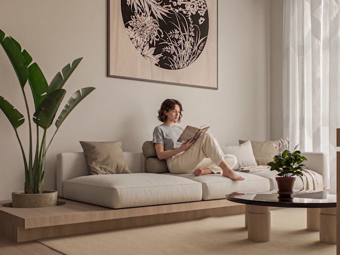 do photorealistic 3d interior design and rendering