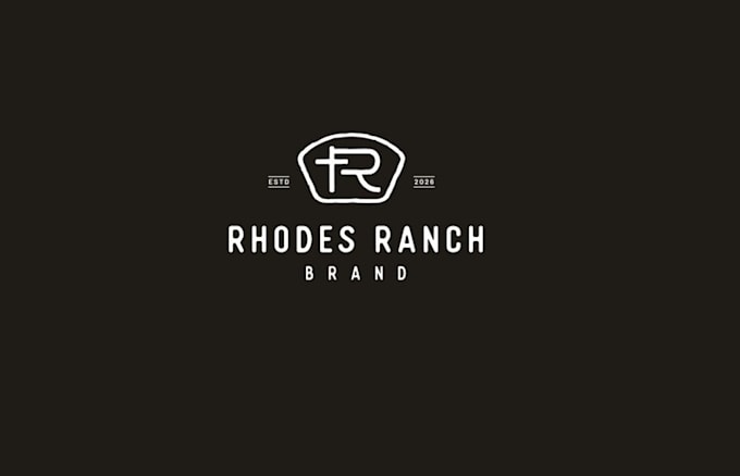 design minimalist ranch brand logo