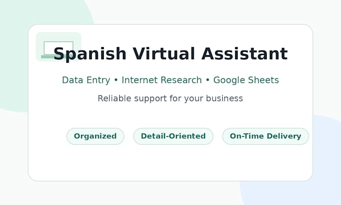 be your spanish virtual assistant