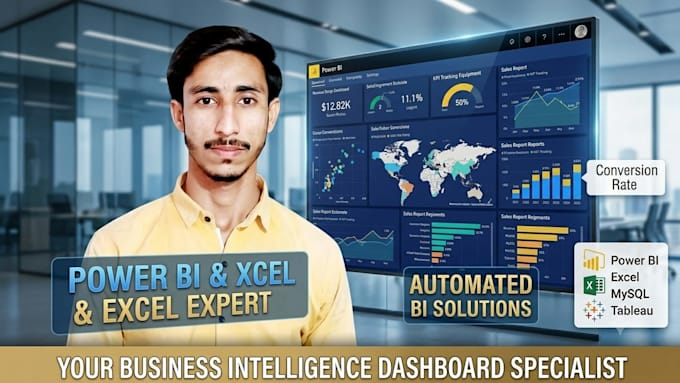 be your business intelligence dashboard specialist