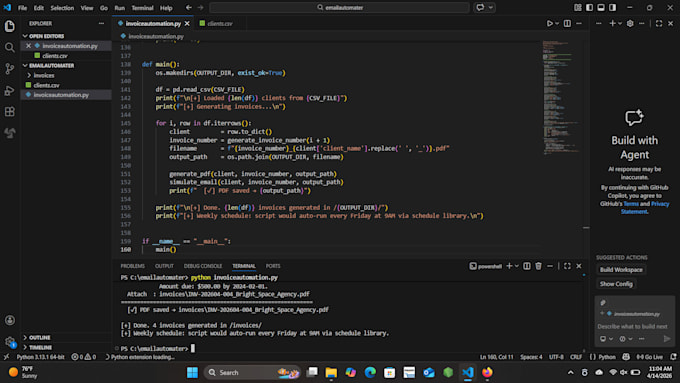 build python automation scripts, scrapers, bots, and apis