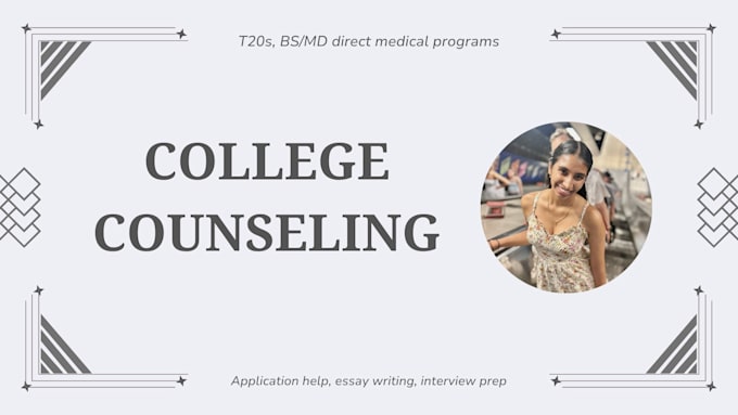 provide college counseling services