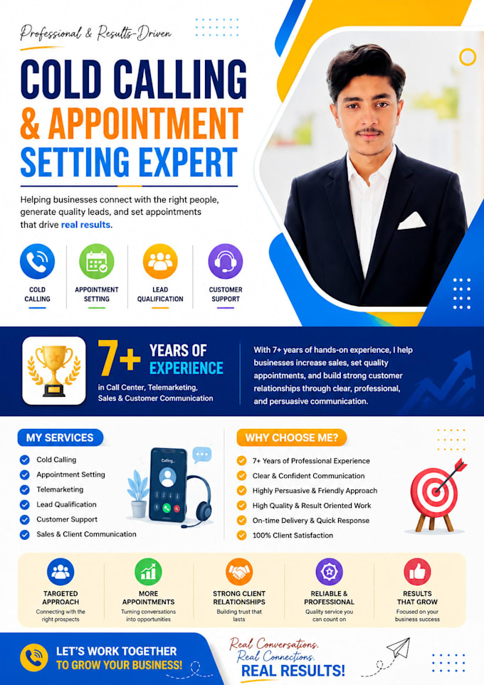 be your expert cold caller and appointment setter