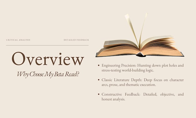 critically beta read your fantasy or litrpg