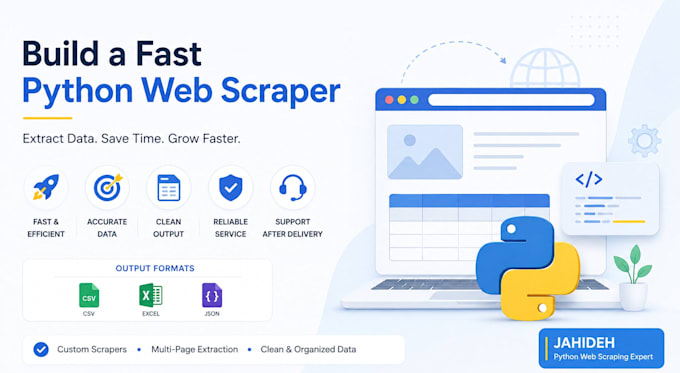 build a fast python web scraper