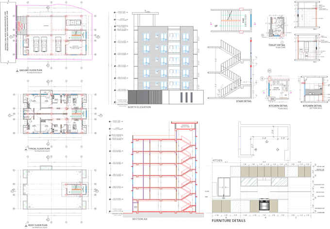 redraw your image, blueprints, and floor plans into autocad, draftsman