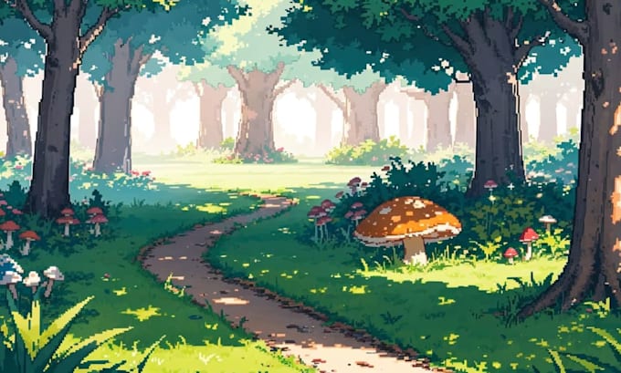 do pixel art parallax background pixel tileset tilemap pixel game asset
