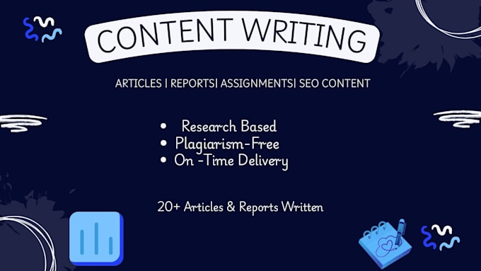 write articles and reports