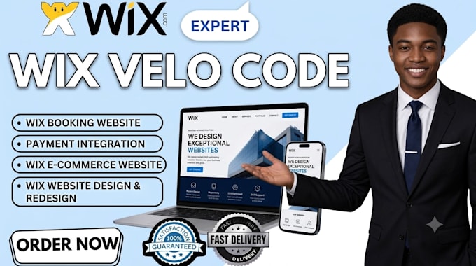 do custom wix velo code, wix booking website fix wix velo design wix ecommerce