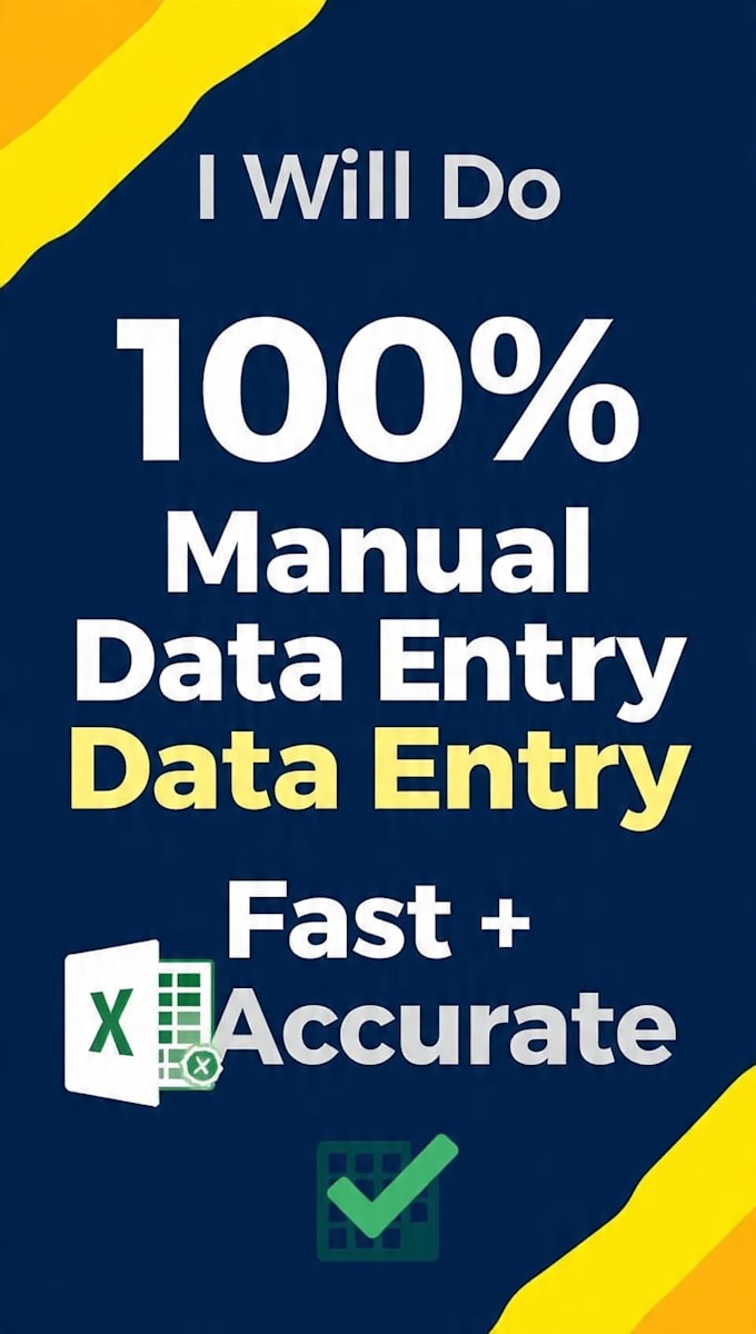 do accurate data entry