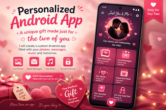 build a custom android app as a unique gift
