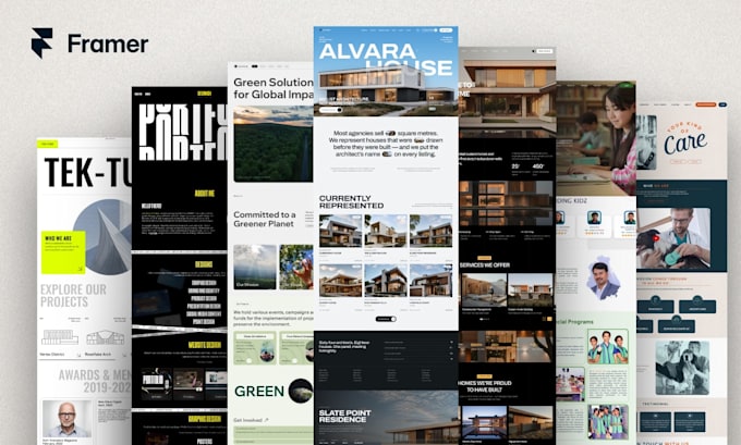 design a premium framer website for your brand