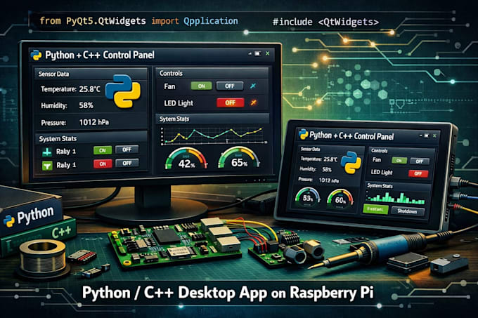 build embedded hmi displays using lvgl or pyqt