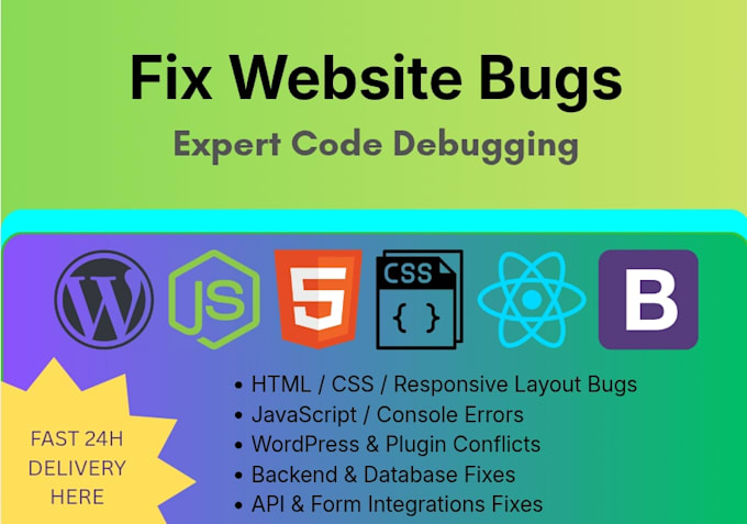 html CSS responsiveness bugs and fix javascript syntax errors