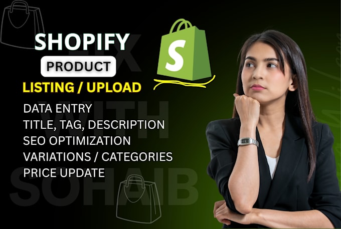 professional shopify product listing