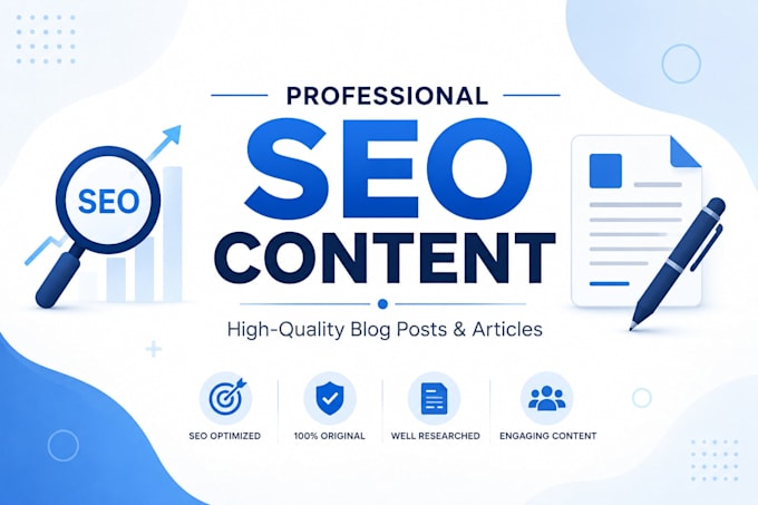 be your SEO copywriter and content writer
