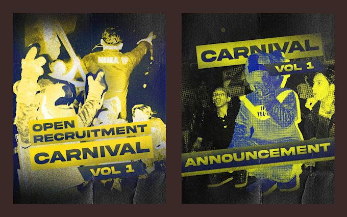 design unique grunge event poster