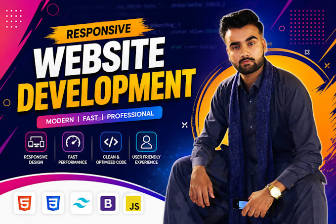 develop a fast and responsive frontend website