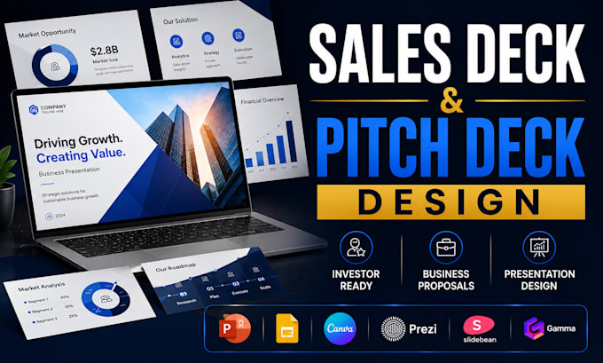 design a winning sales deck and business proposal presentation