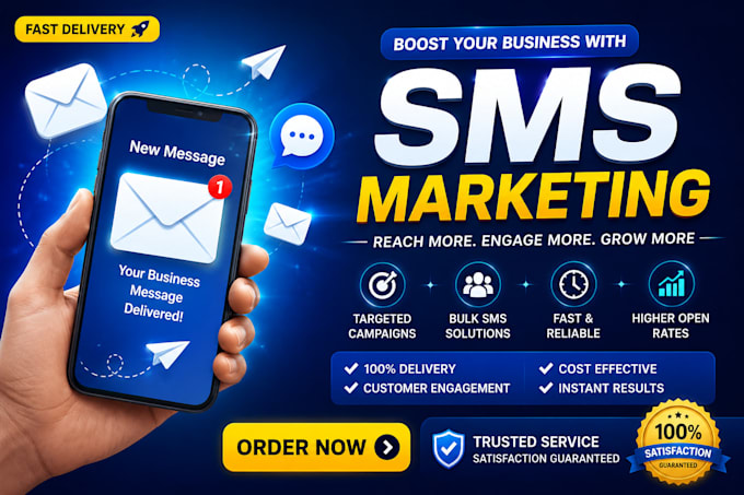 send bulk SMS marketing campaign and text message promotion