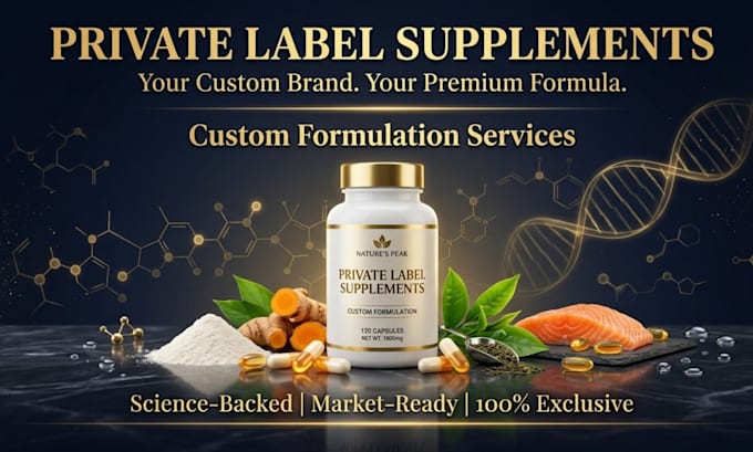 create a custom supplement formulation for your private label brand