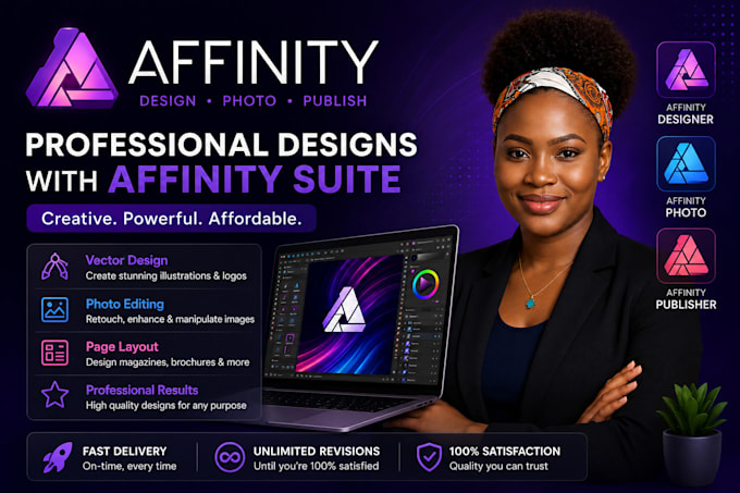 create professional vector illustrations and designs in affinity designer