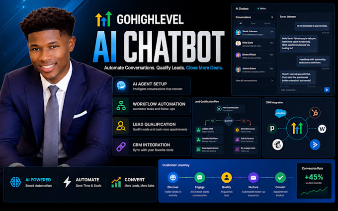 build gohighlevel ai chatbot, ai agent, workflow automation
